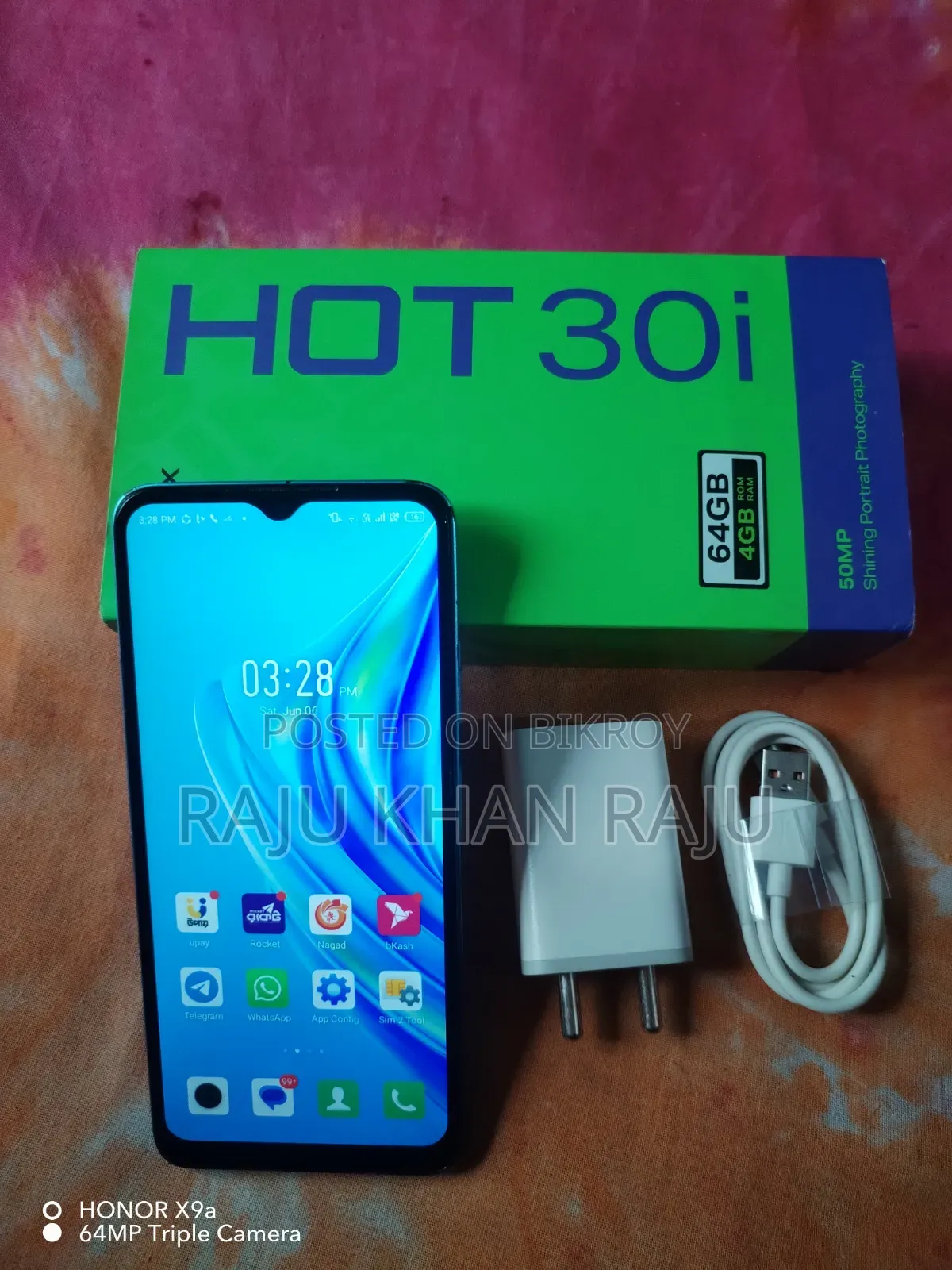 Infinix Hot 30i 128 GB Blue
