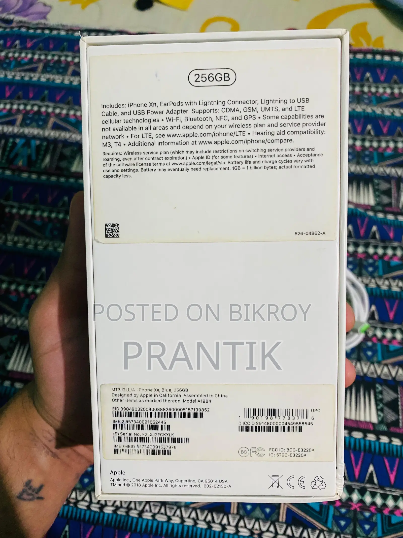 Apple iPhone XR 256 GB Blue
