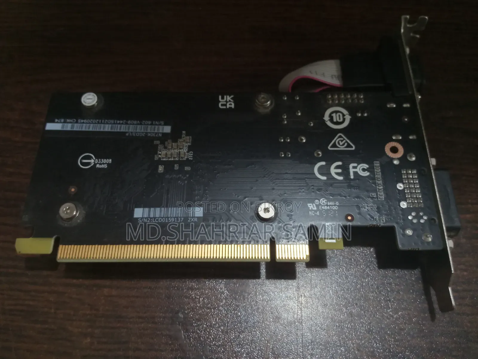 Nvidia Geforce Gt730 2GB DDR3