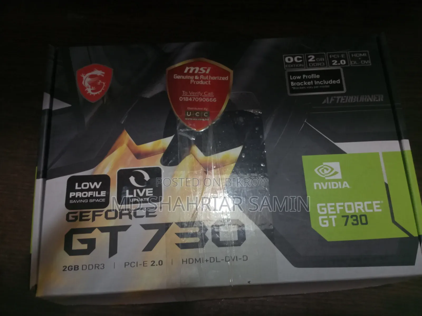 Nvidia Geforce Gt730 2GB DDR3
