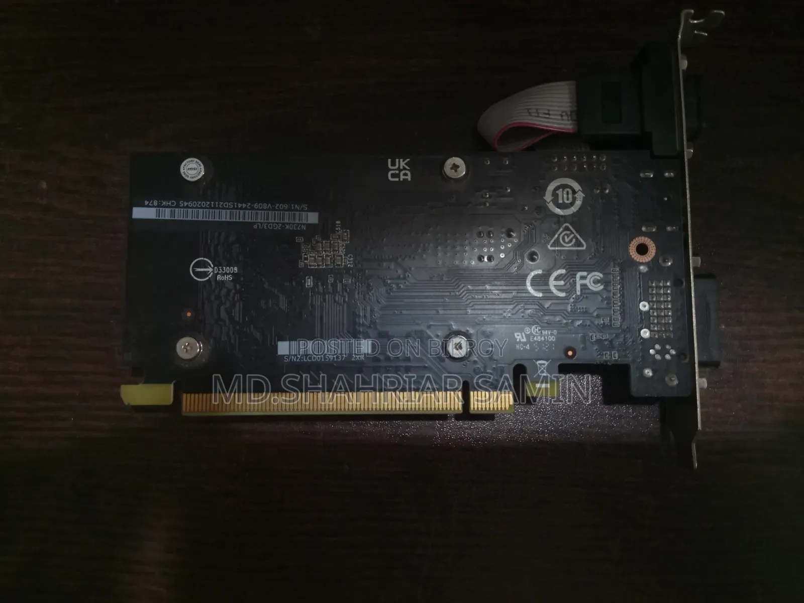 Nvidia Geforce Gt730 2GB DDR3