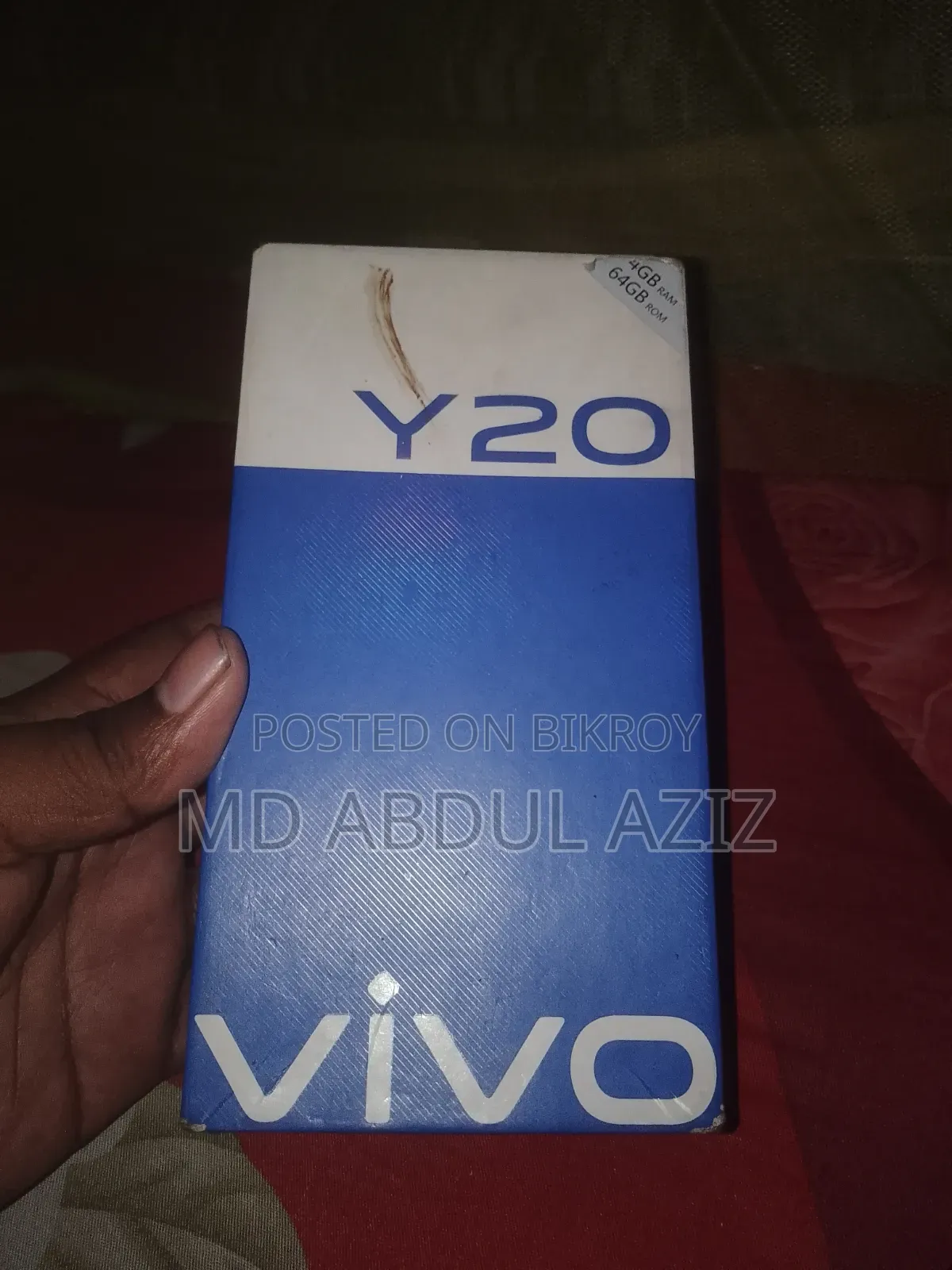 Vivo Y20 64 GB Black