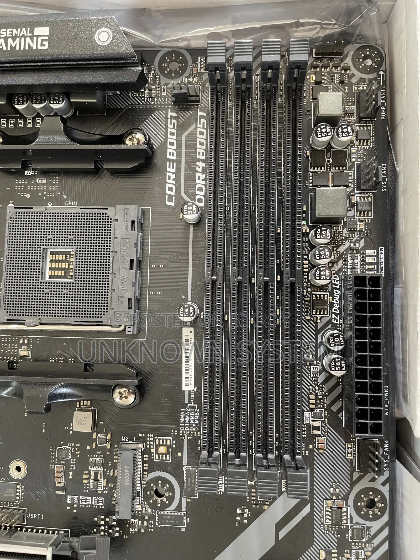 Msi B450 Tomahawk Max Motherboard (Am4) – Excellent Condition