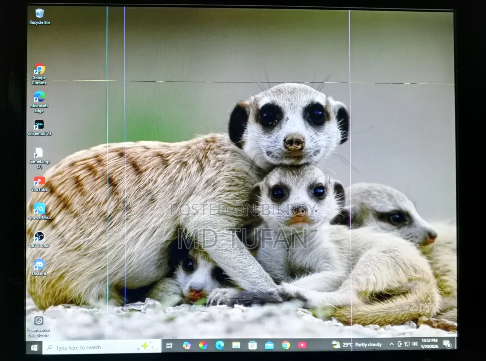 Desktop Computer 8GB Intel Core i5 SSD 128GB