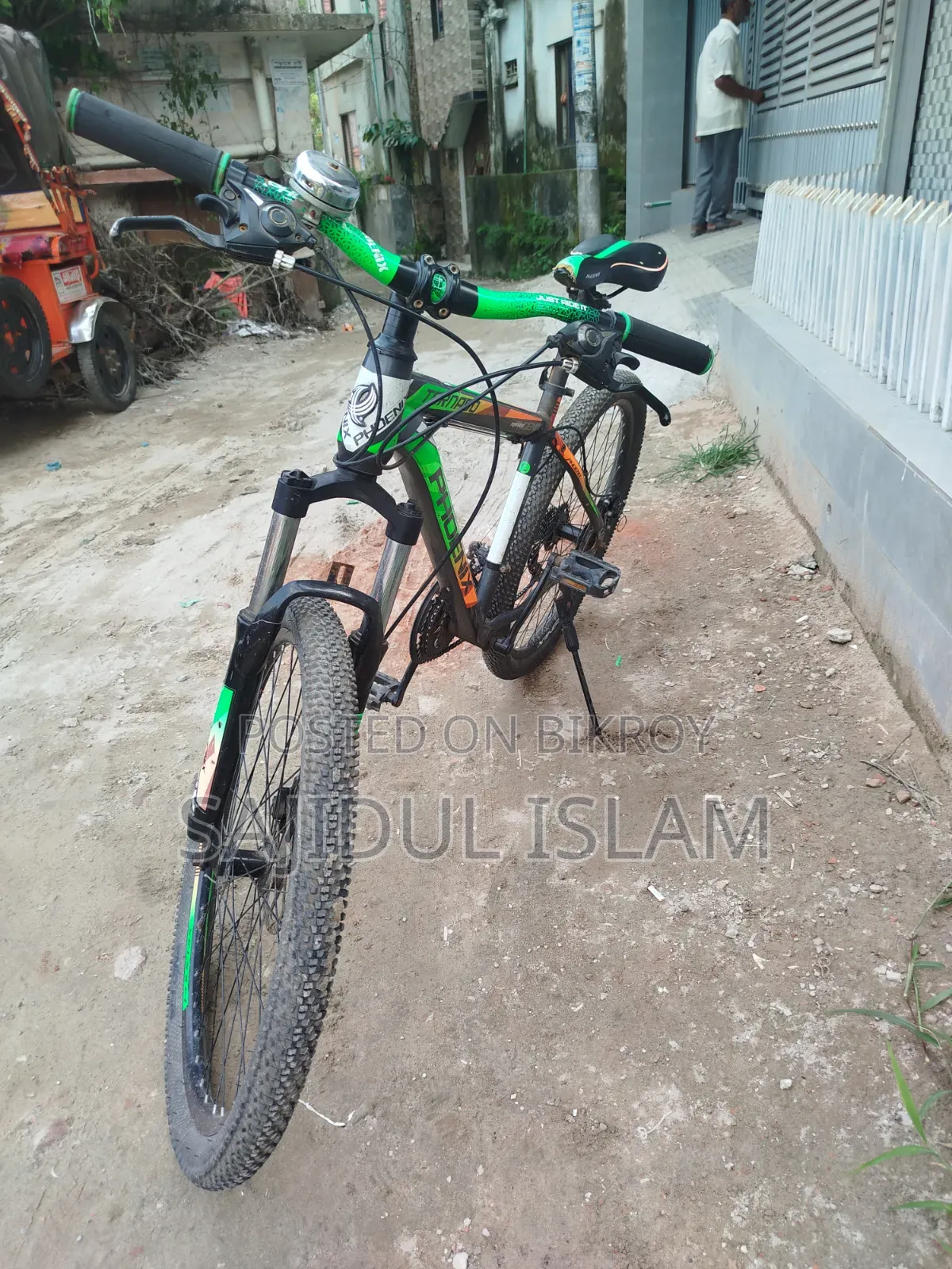 Must come to the location to take the bicycle