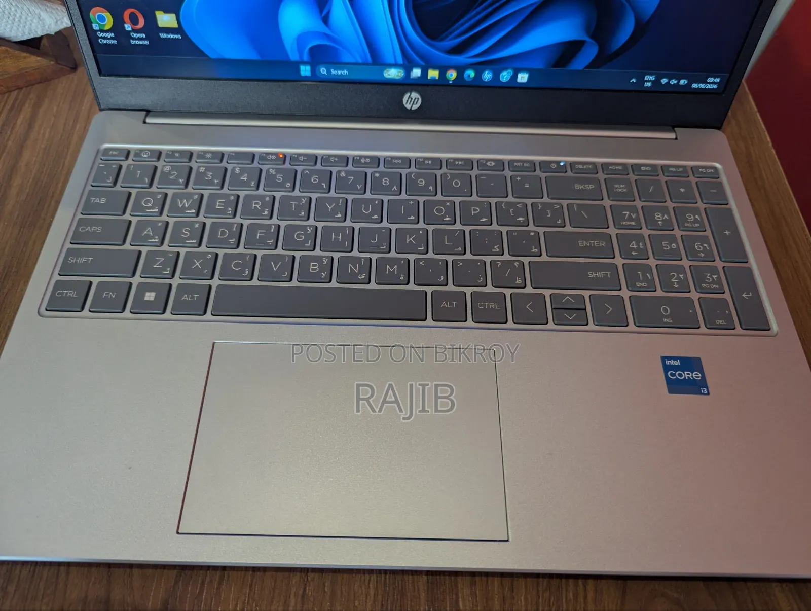 Laptop HP 15 8GB Intel Core i3 SSD 256GB