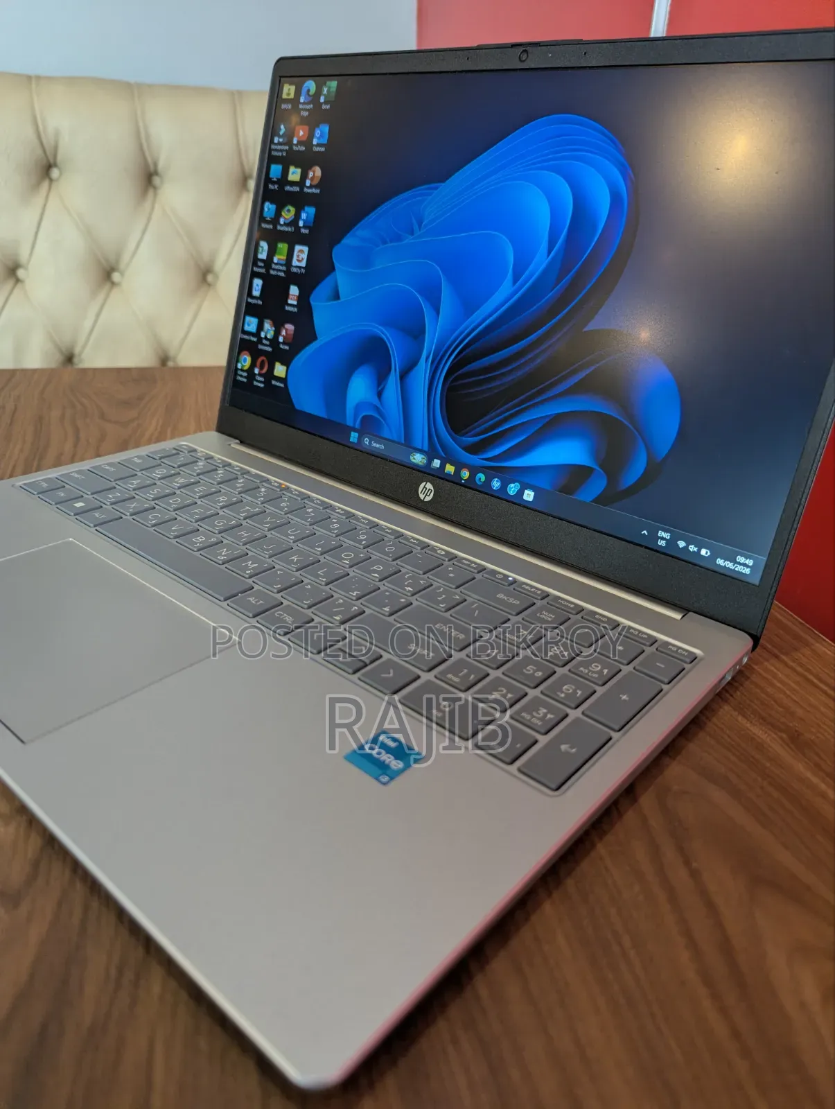 Laptop HP 15 8GB Intel Core i3 SSD 256GB