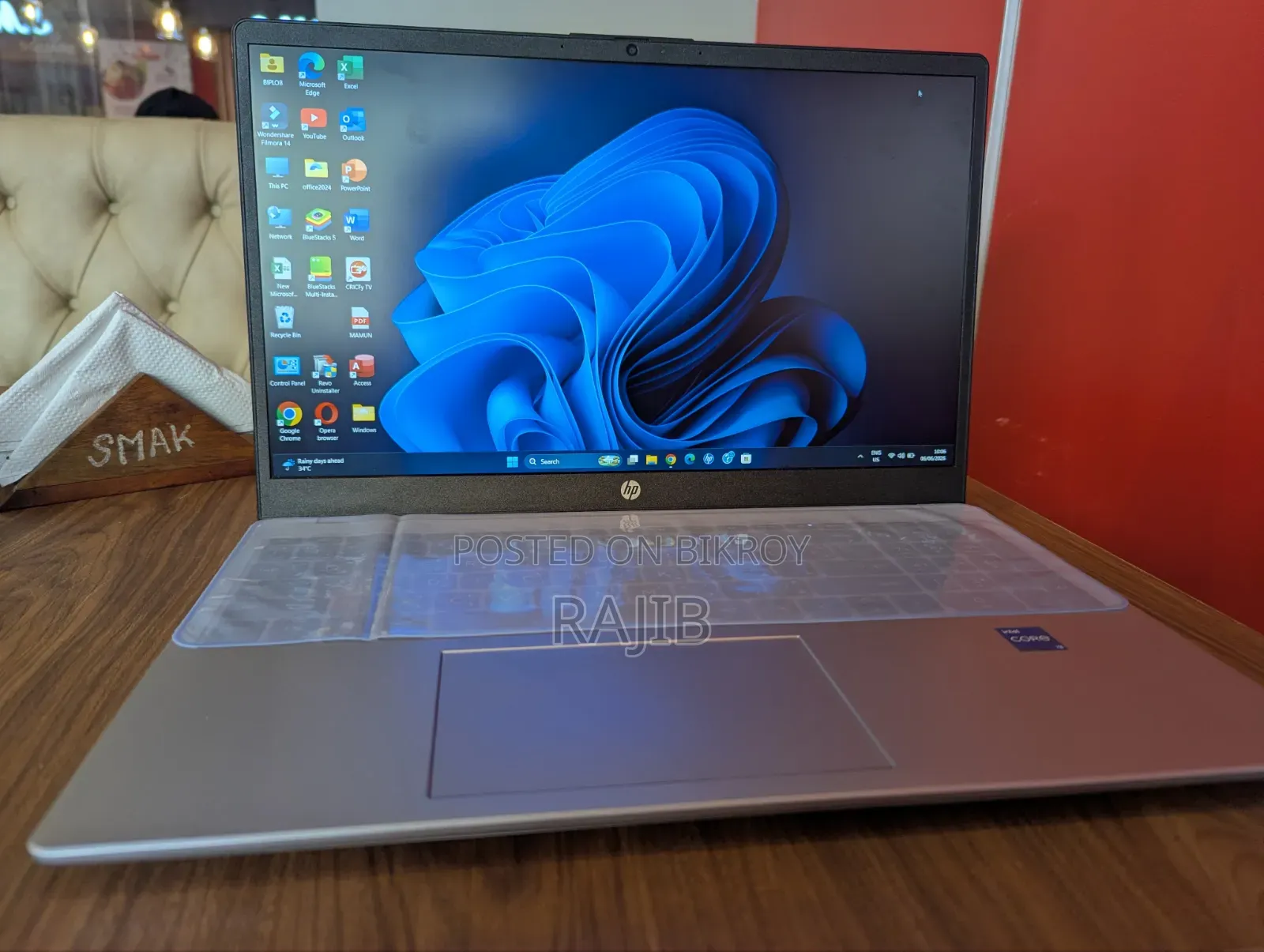Laptop HP 15 8GB Intel Core i3 SSD 256GB