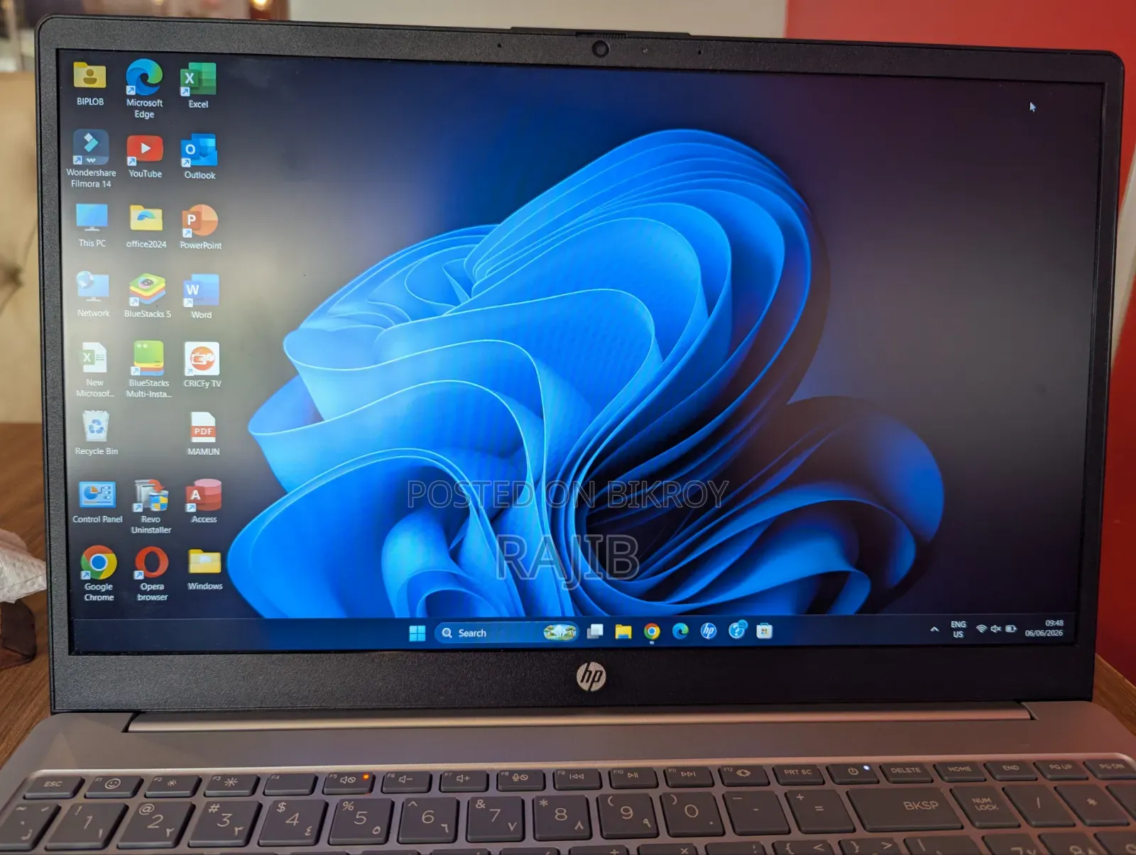 Laptop HP 15 8GB Intel Core i3 SSD 256GB