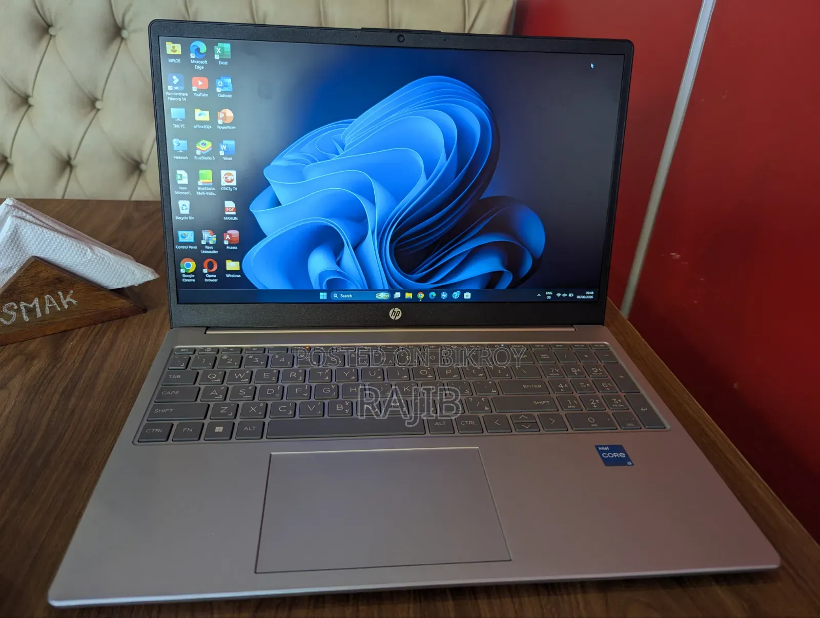 Laptop HP 15 8GB Intel Core i3 SSD 256GB