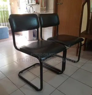 Glass Top MDF Table and 2 Chairs – Used Like New