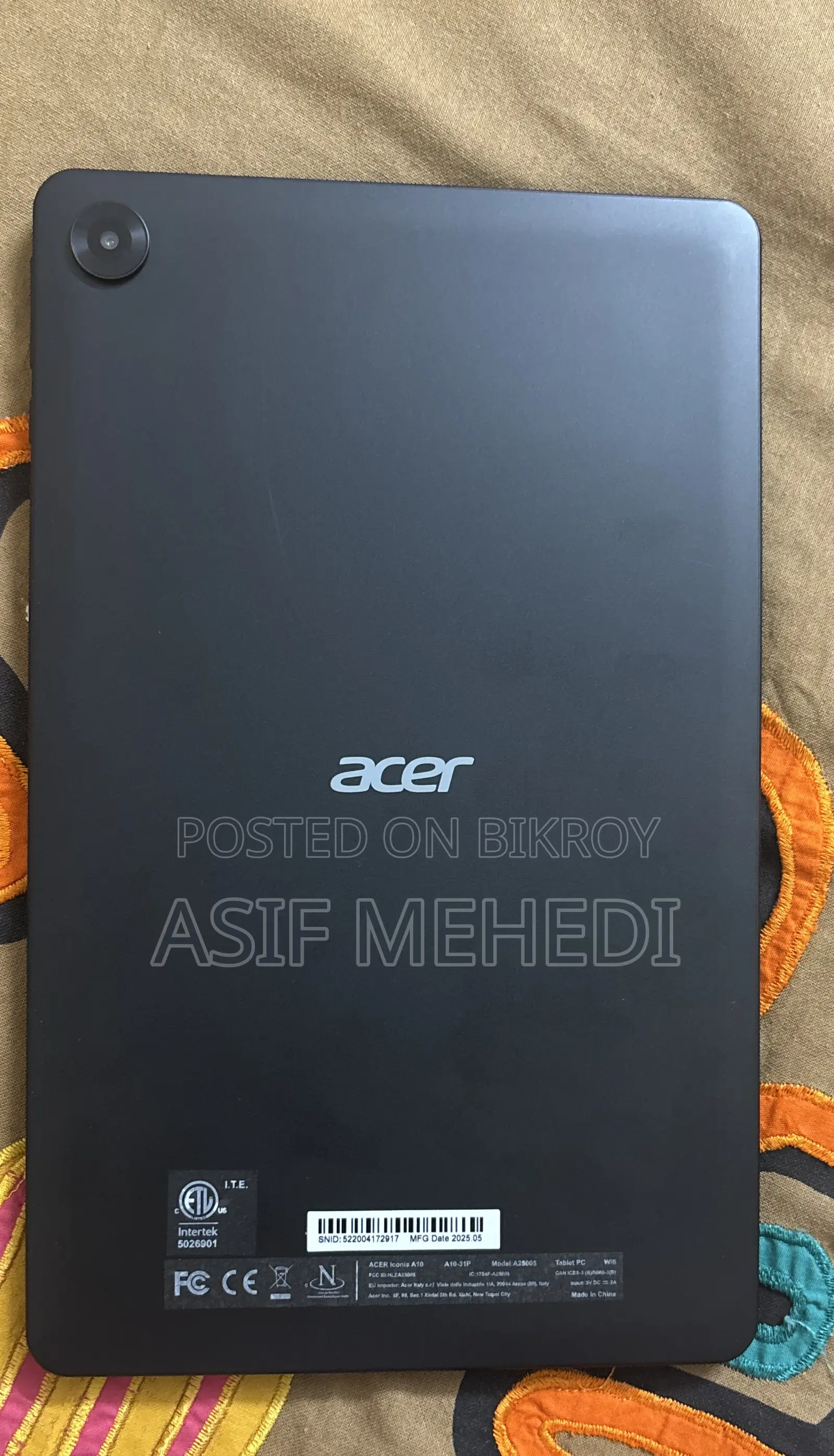 New Acer Iconia A1-830 64 GB Black