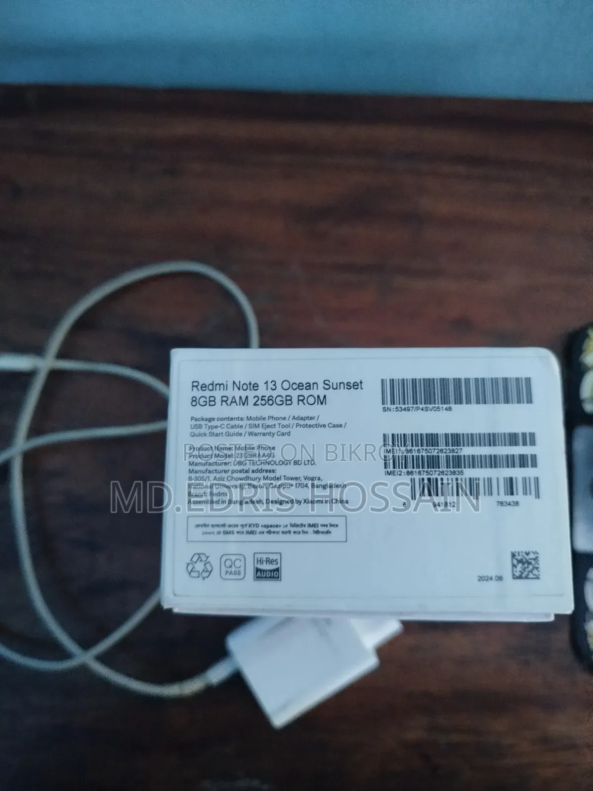 Xiaomi Redmi Note 13 256 GB White