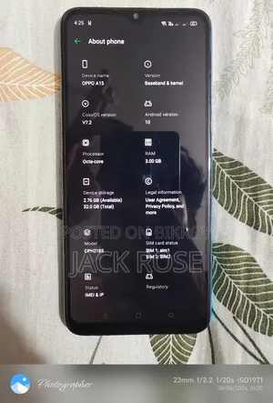 Oppo A15 32 GB Blue