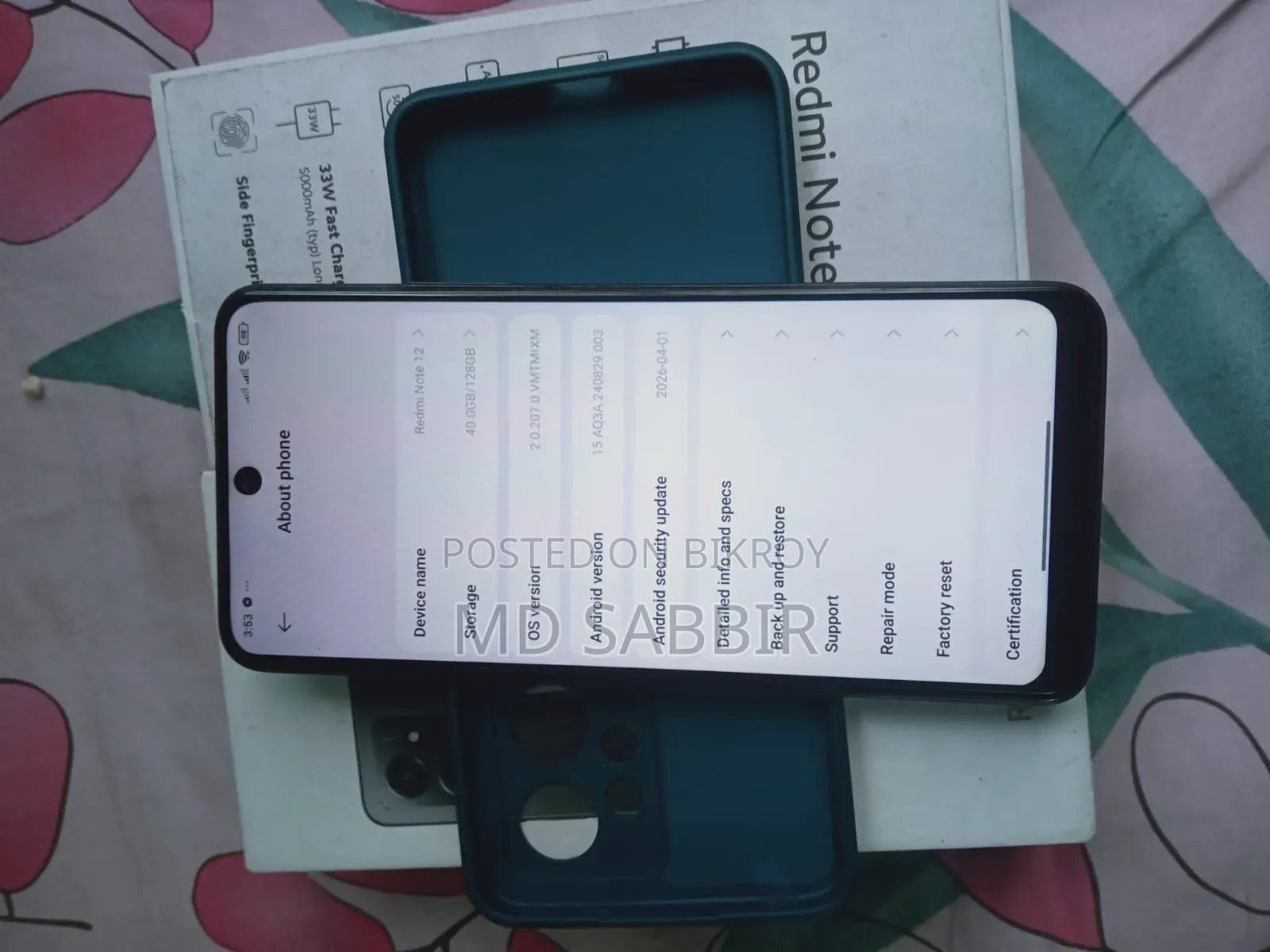 Xiaomi Redmi Note 12 128 GB Black