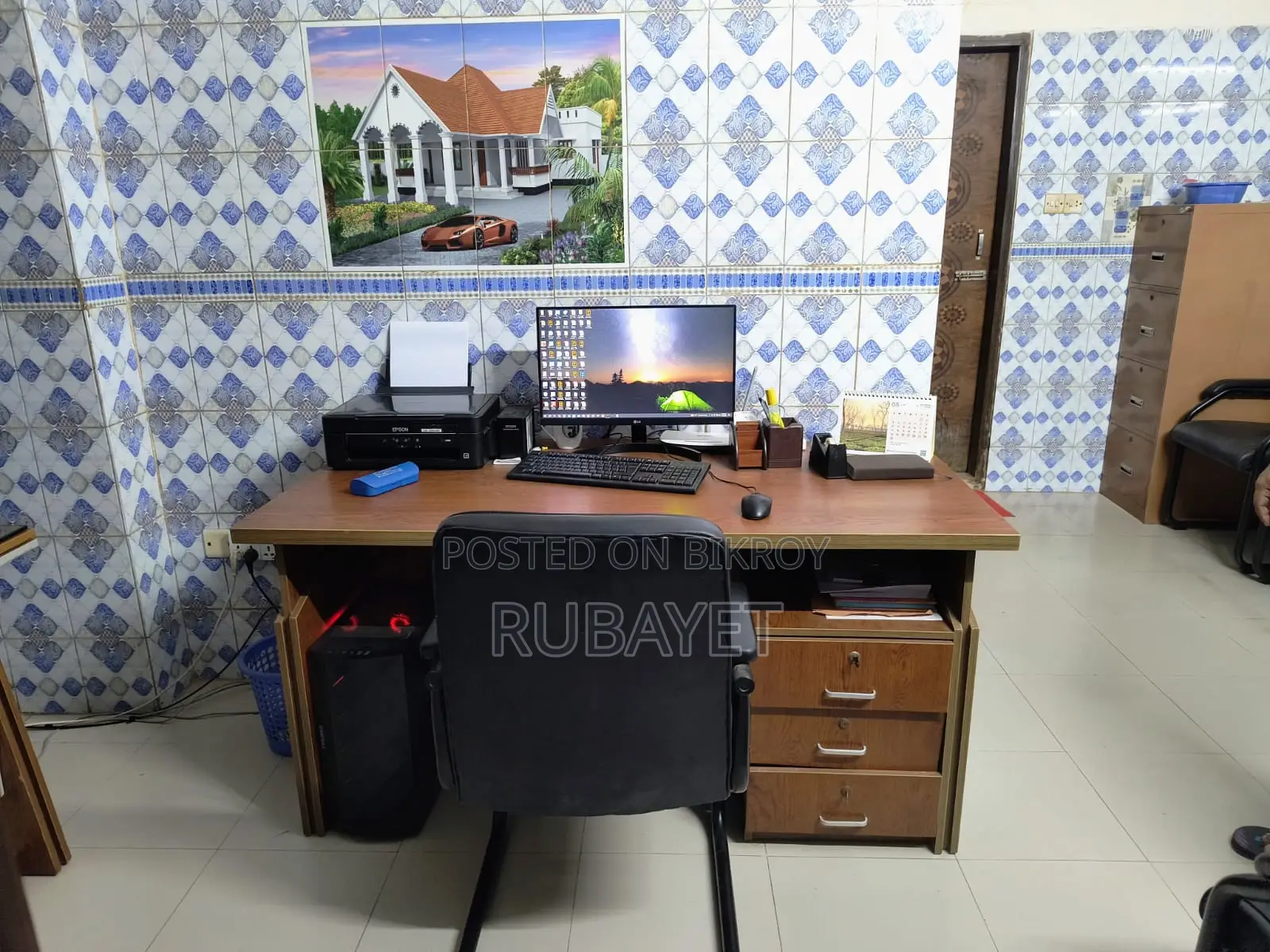 Office furniture, computers, and printers for sale due to office closure