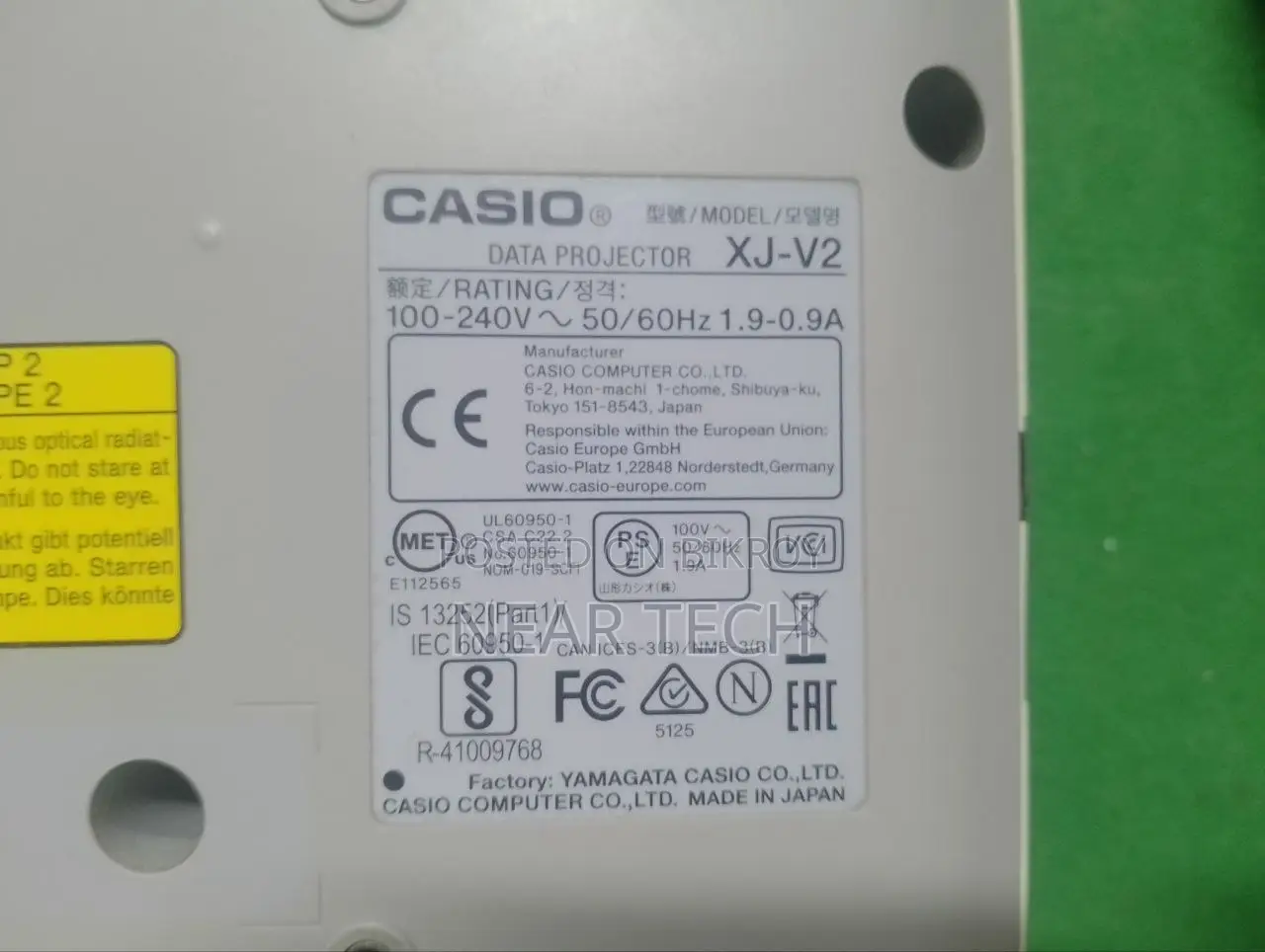 Casio Xj-v2 Projector