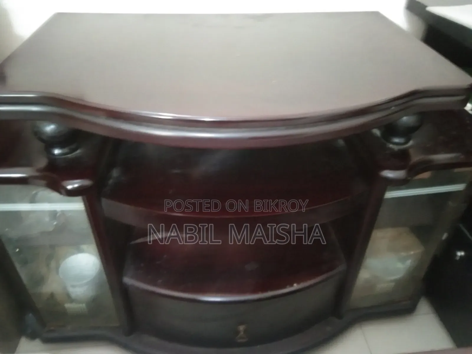 A TV stand will be sold