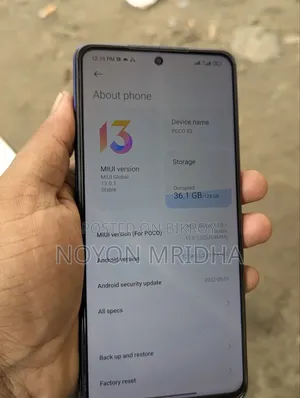 Xiaomi Poco X3 128 GB Blue