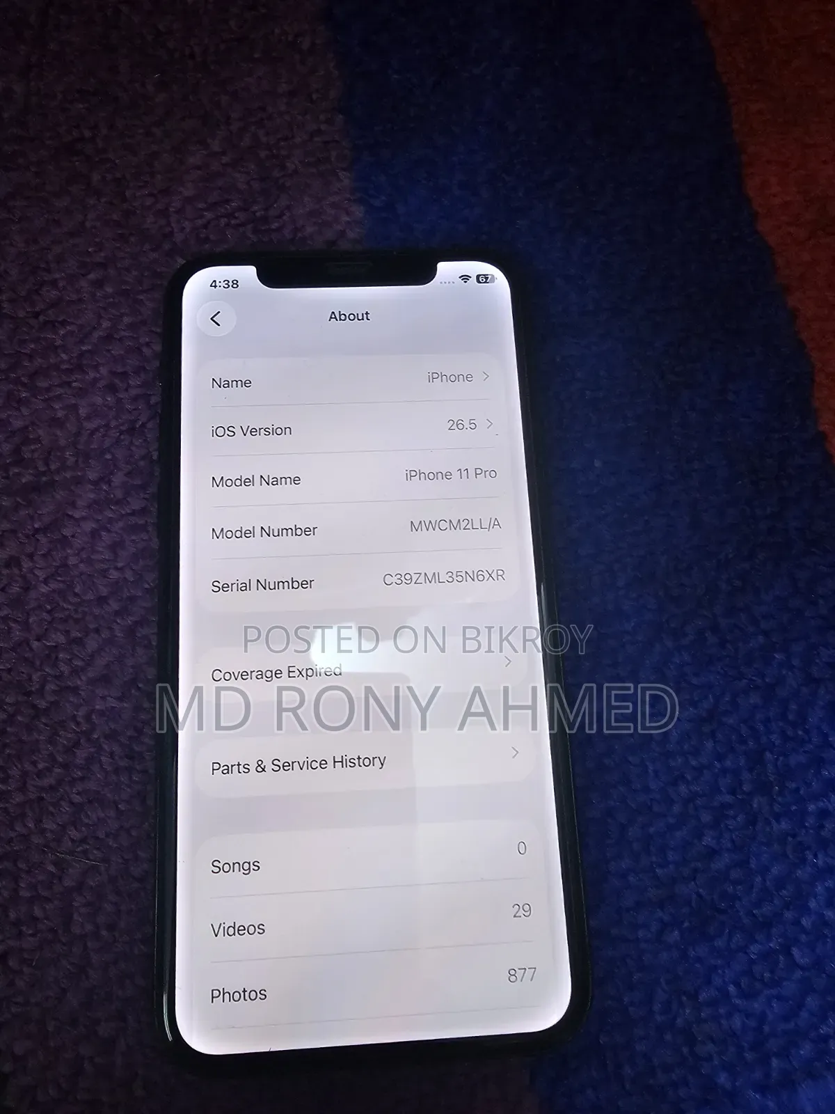 Apple iPhone 11 Pro 256 GB Black