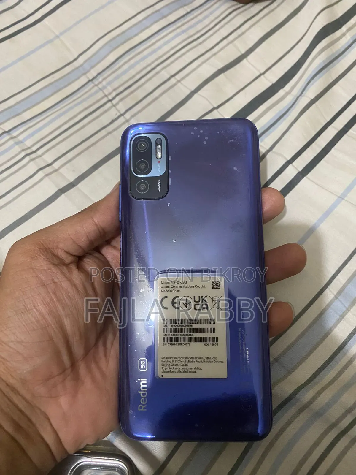 Xiaomi Redmi Note 10 5G 128 GB Blue