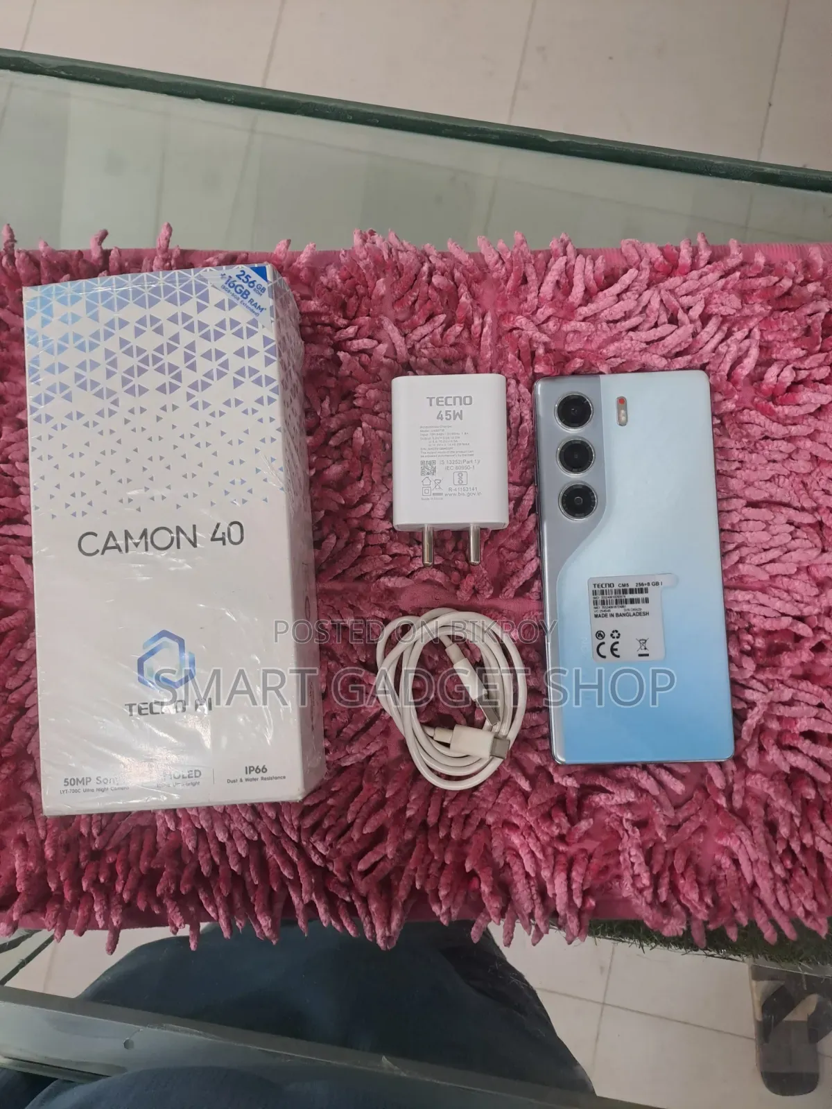 Tecno Camon 40 ২৫৬ জিবি নীল