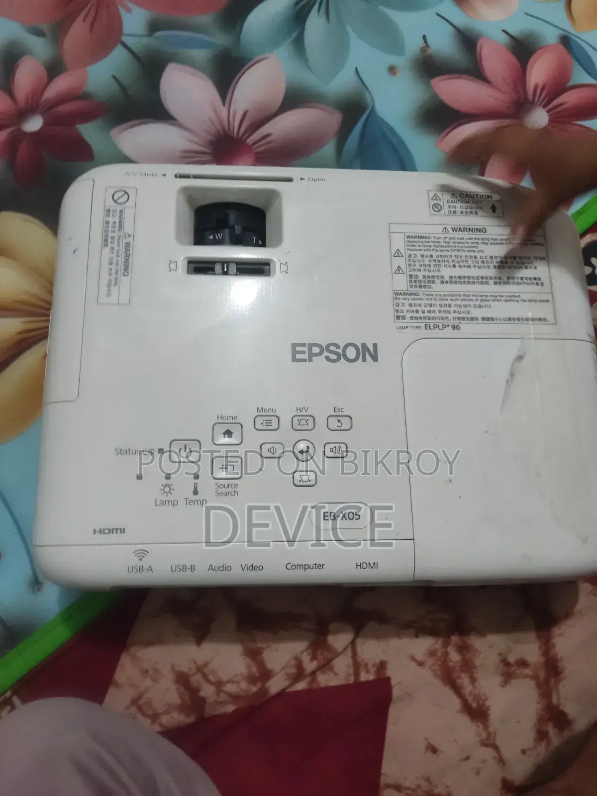 Epson Eb-X05 3300 Lumens 3lcd Projector