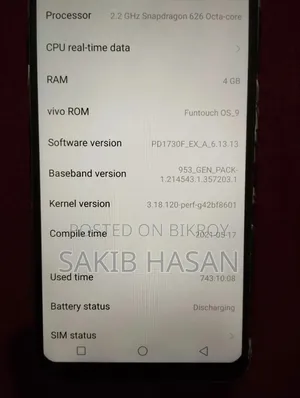 Vivo V9 64 GB Black