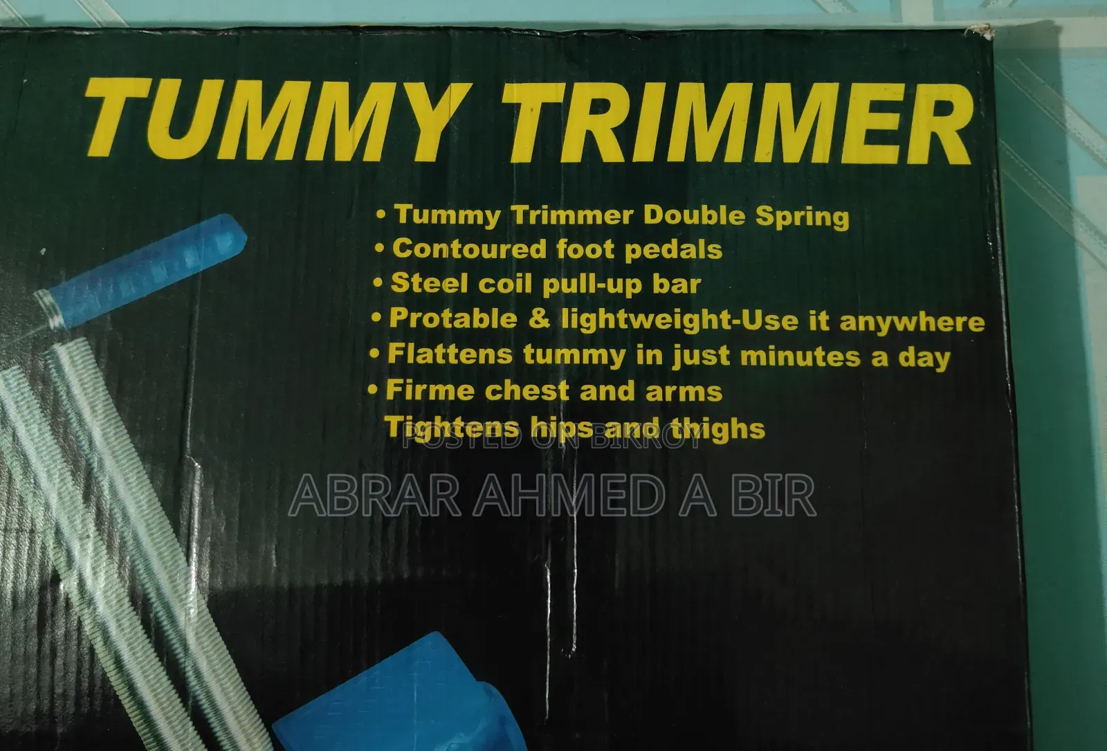 Tummy Trimmer Double Spring Contoured Foot Pedals