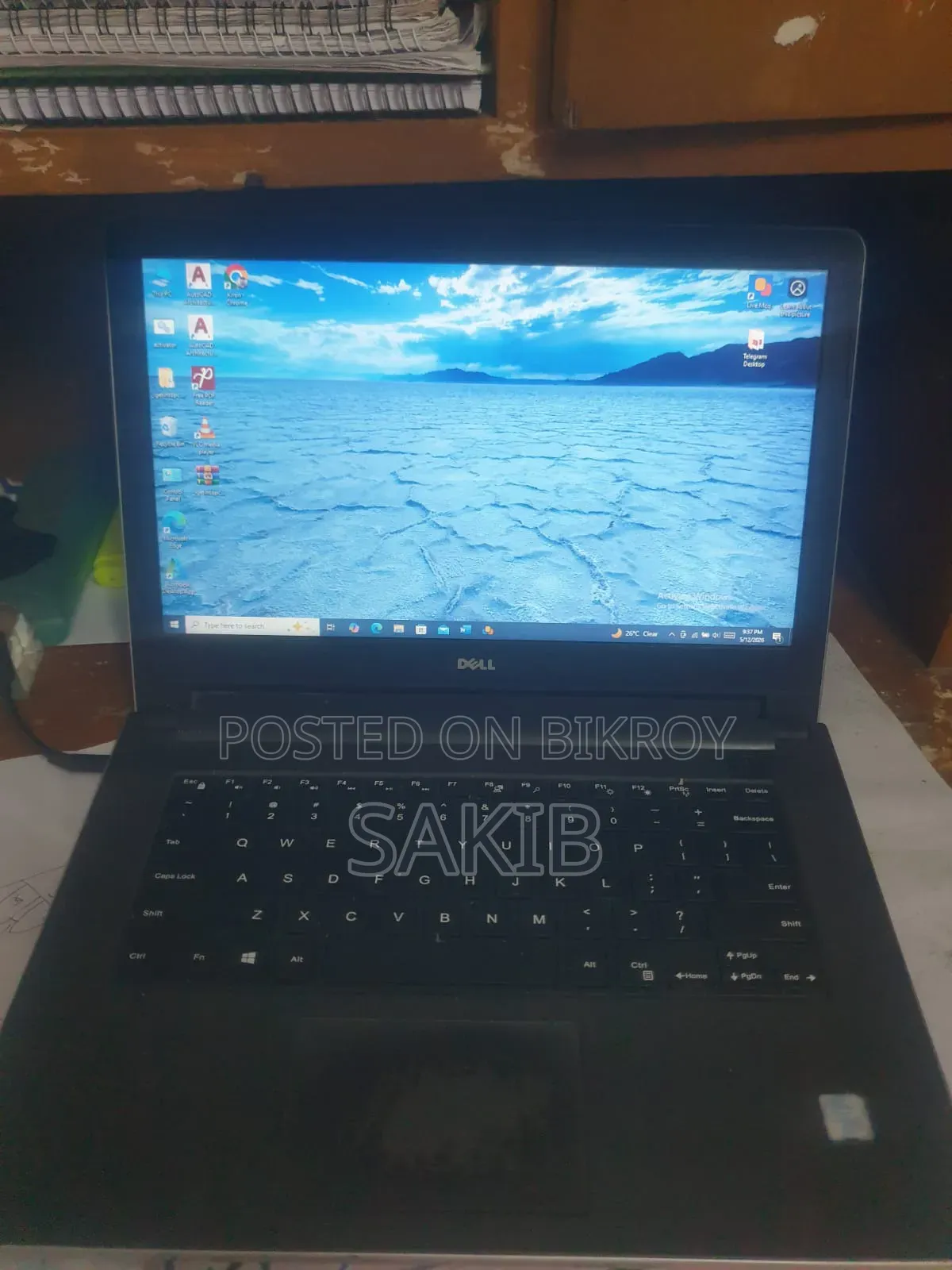Laptop Dell 8GB Intel Core i5 SSD 256GB