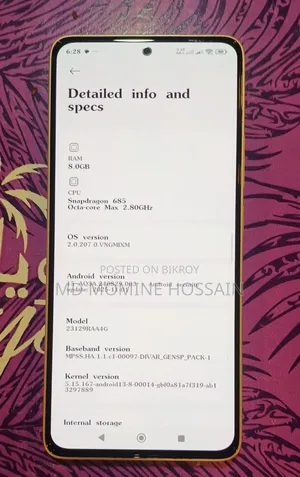 Xiaomi Redmi Note 13 256 GB Rose Gold