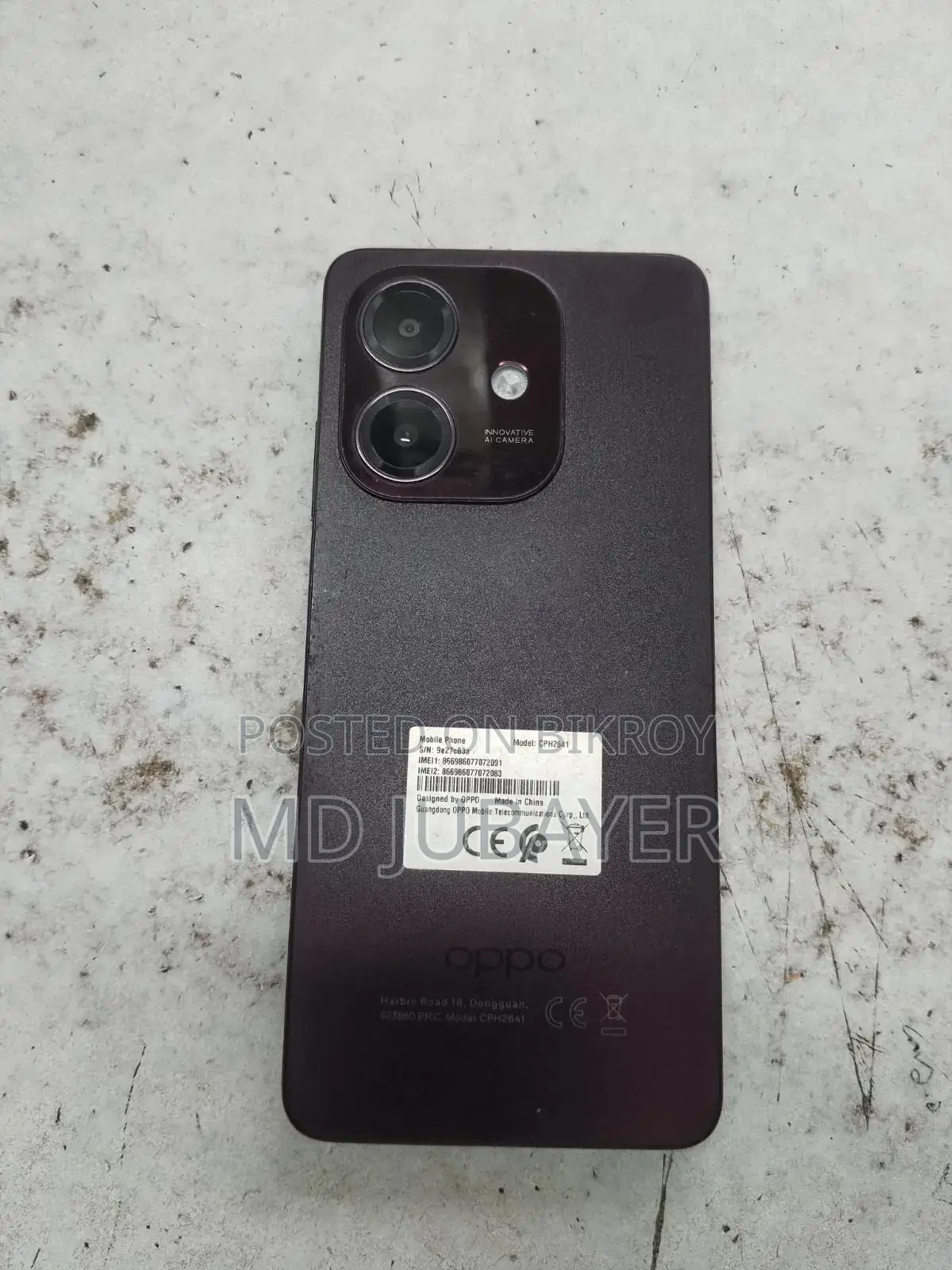 Oppo A3X 4G 128 GB Blue