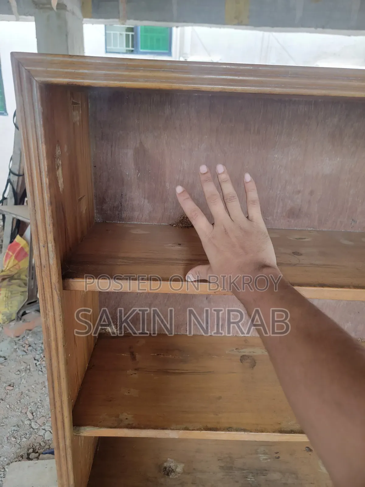 Wooden Book Shelf