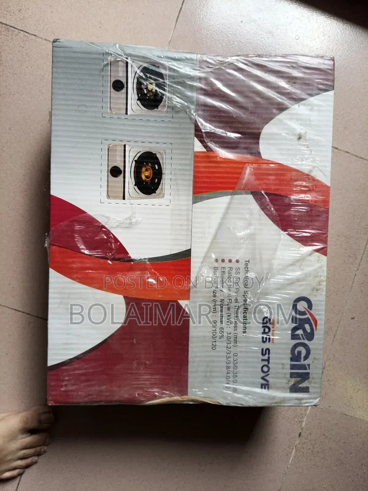 Origin Single Gas Stove Sss90