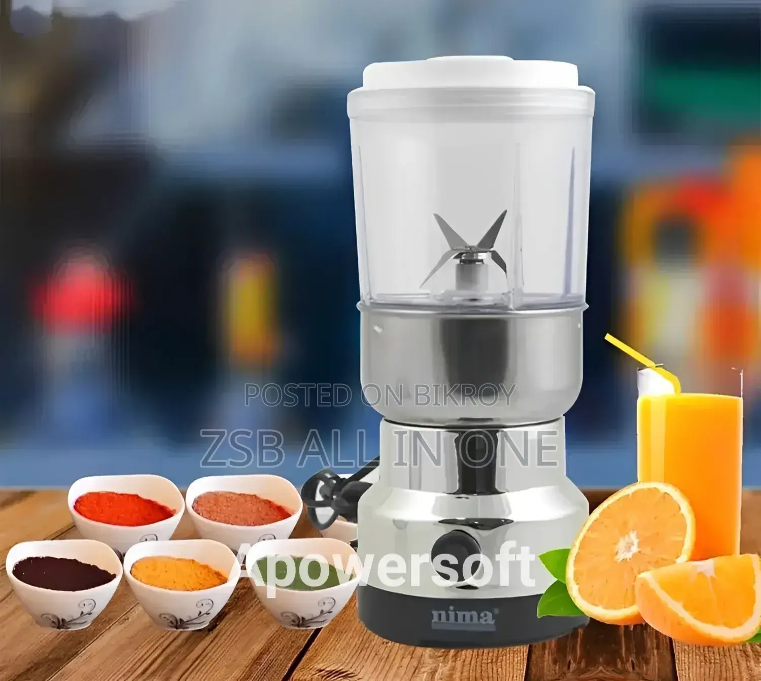 2 in 1 Nima Electric Grinder Blender