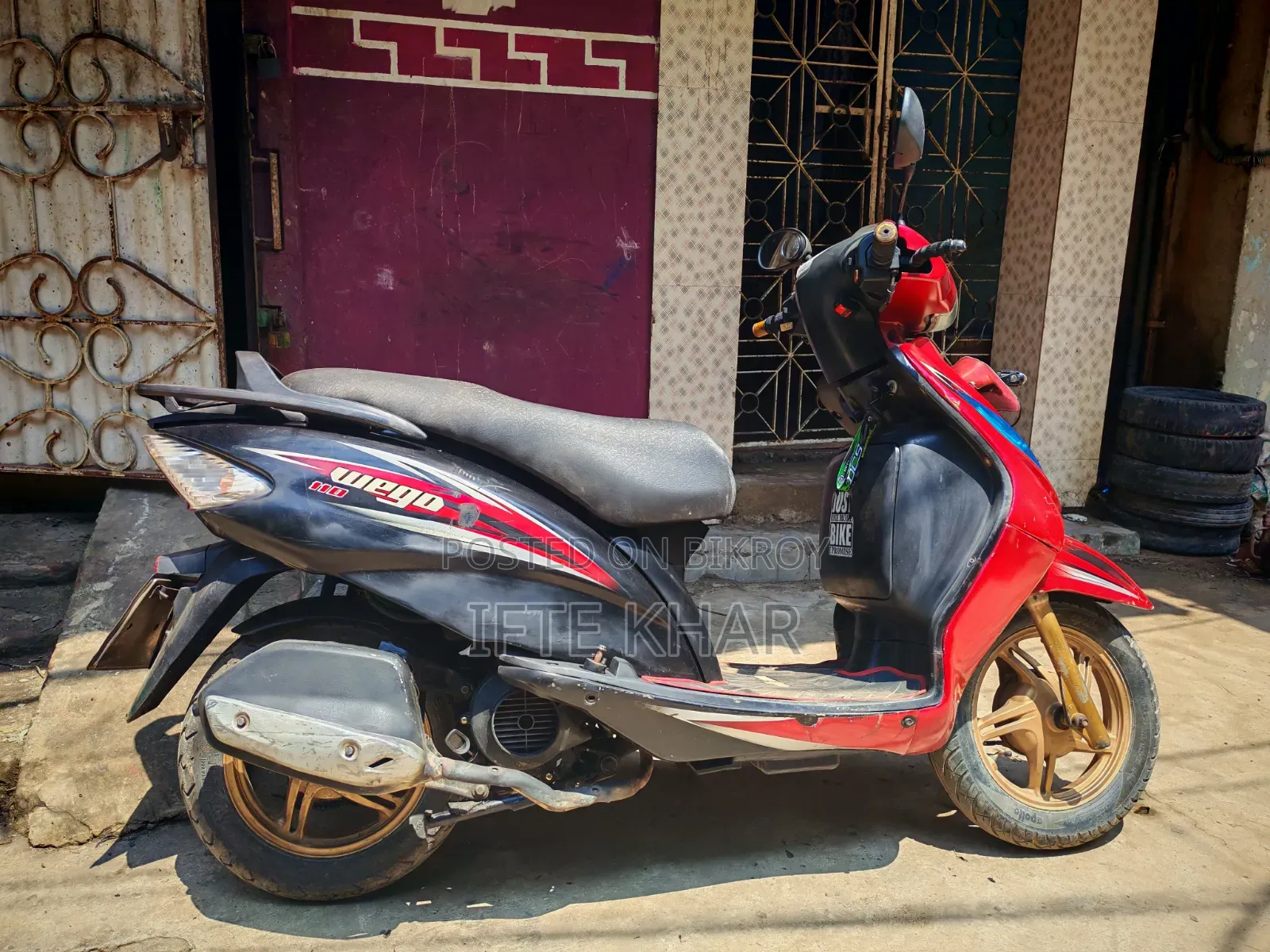 TVS Wego 2018 Red