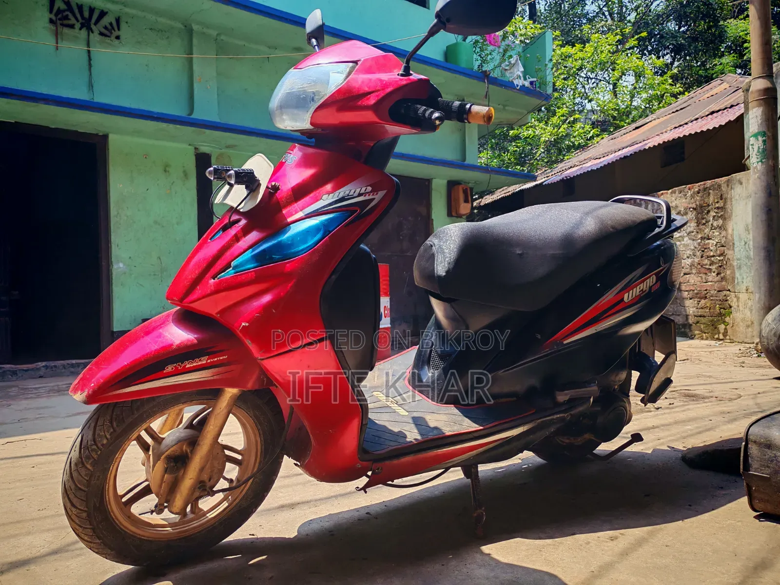 TVS Wego 2018 Red