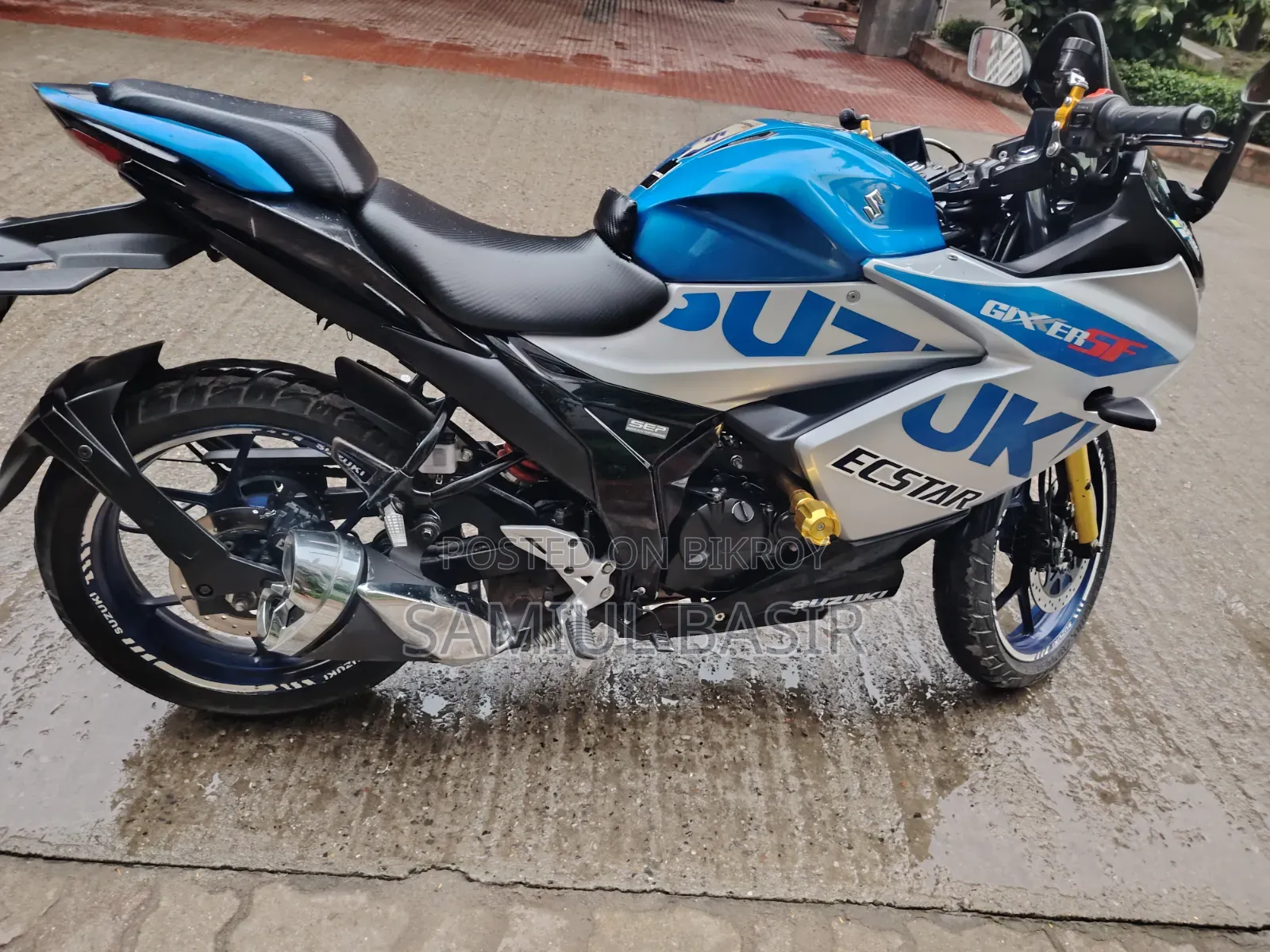 Suzuki Gixxer SF FI 2023 Blue
