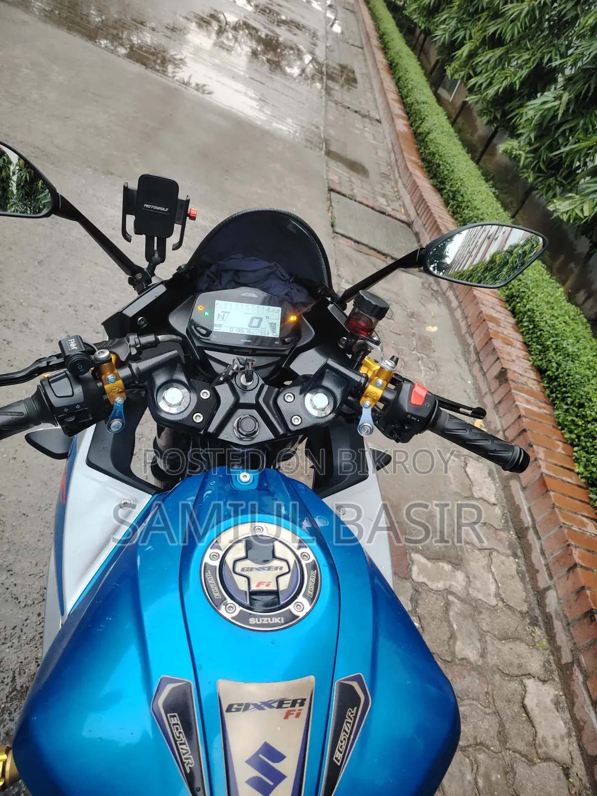 Suzuki Gixxer SF FI 2023 Blue