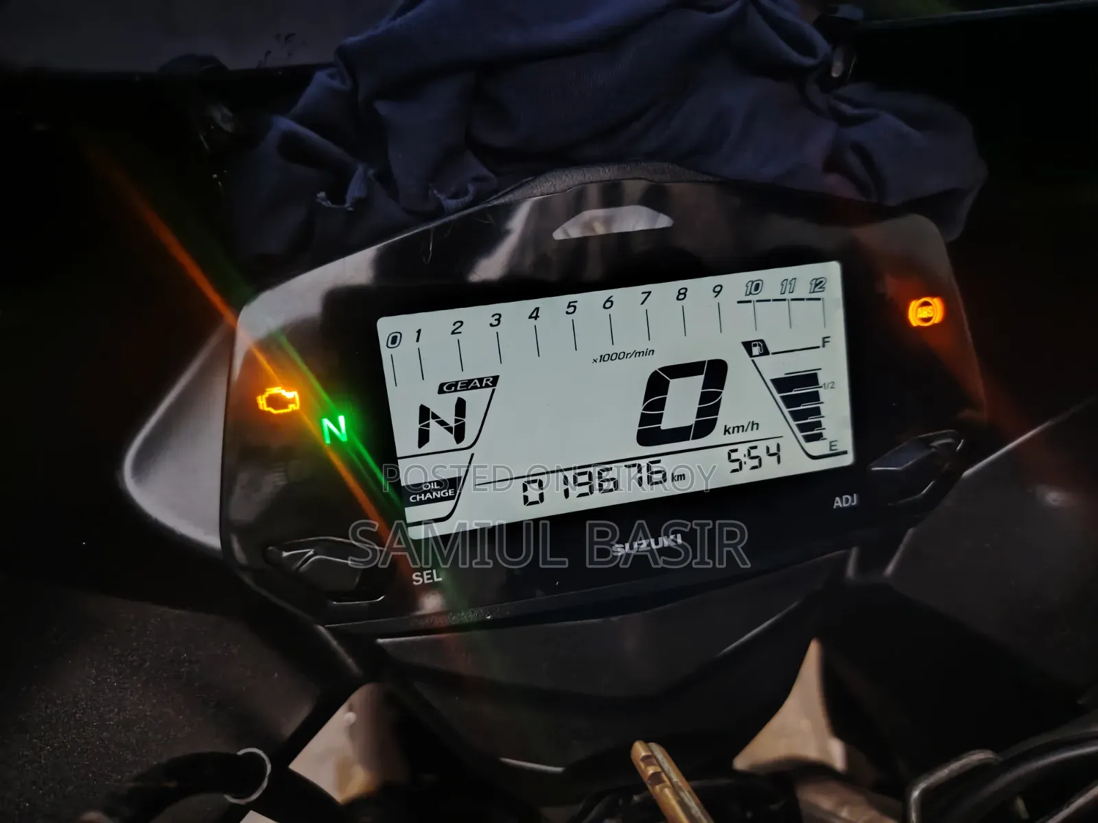 Suzuki Gixxer SF FI 2023 Blue