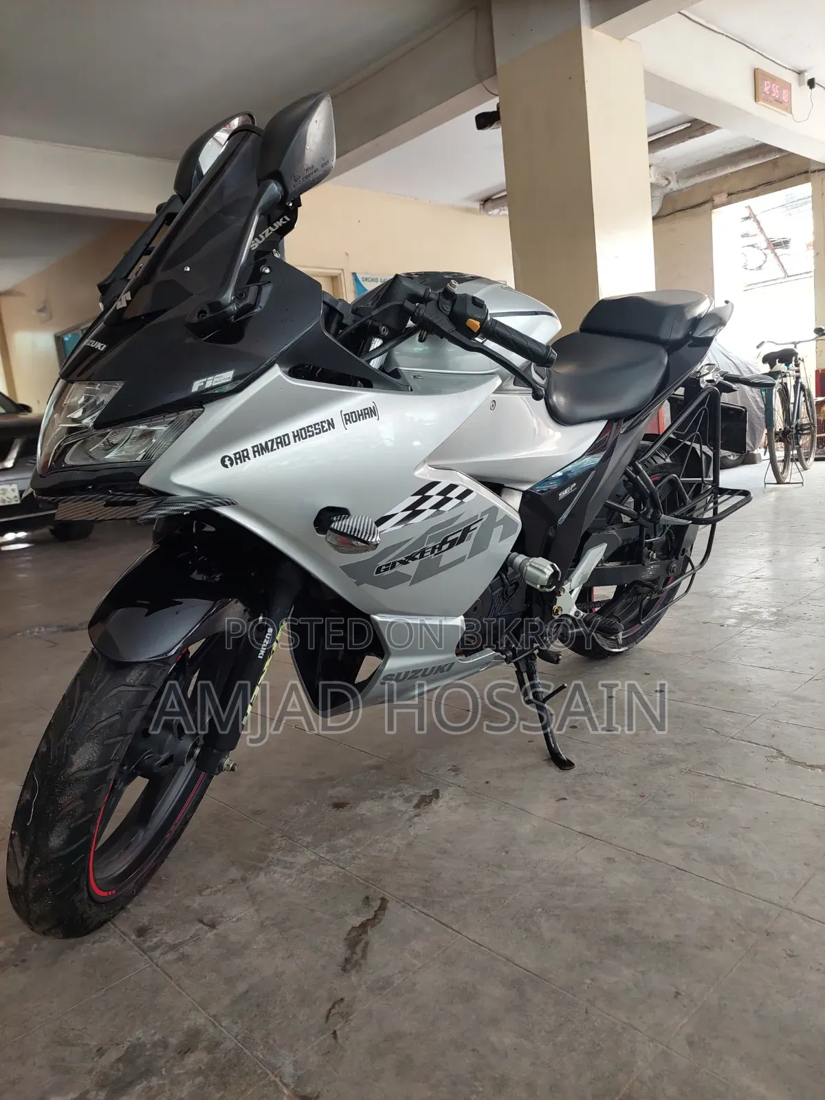 New Suzuki Gixxer Fi ABS 2024 White