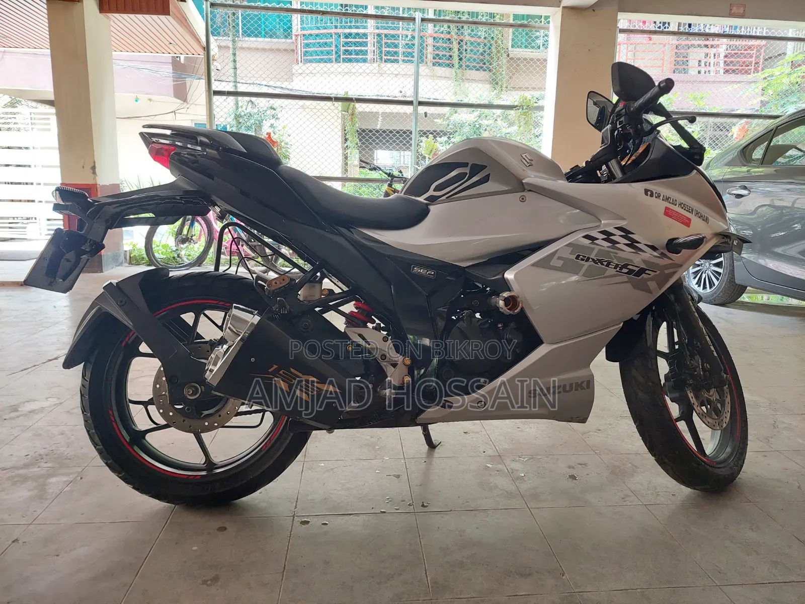 New Suzuki Gixxer Fi ABS 2024 White