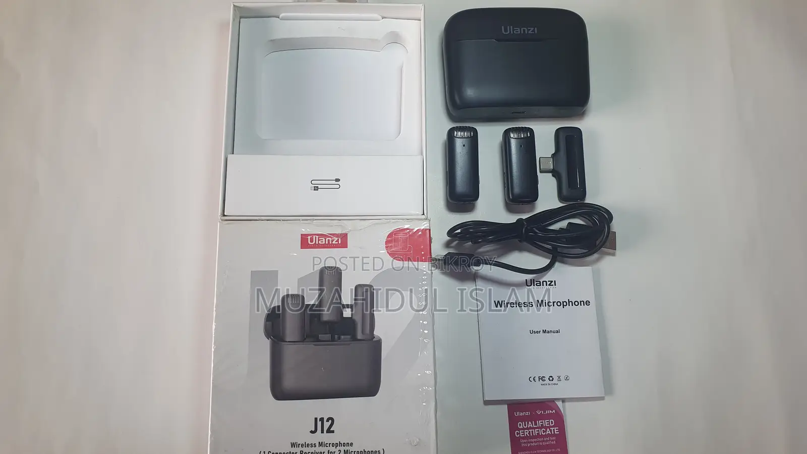 Ulanzi J12 Wireless Microphone + Jmary Wired Microphone