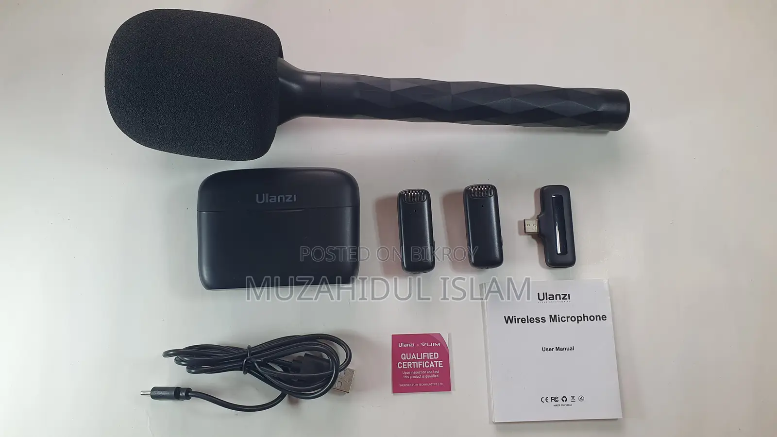 Ulanzi J12 Wireless Microphone + Jmary Wired Microphone