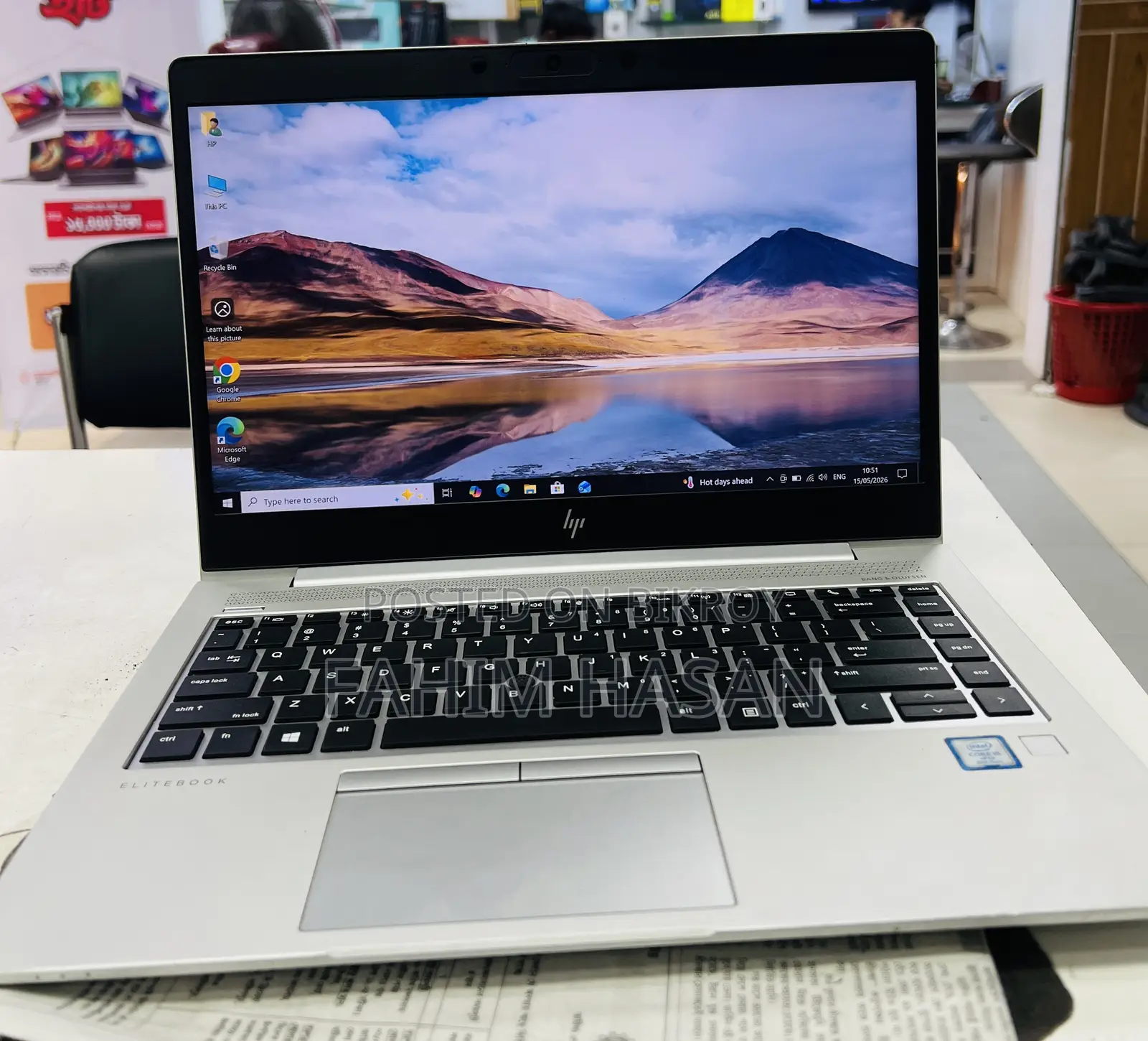 Laptop HP EliteBook 840 G6 8GB Intel Core I5 SSD 256GB