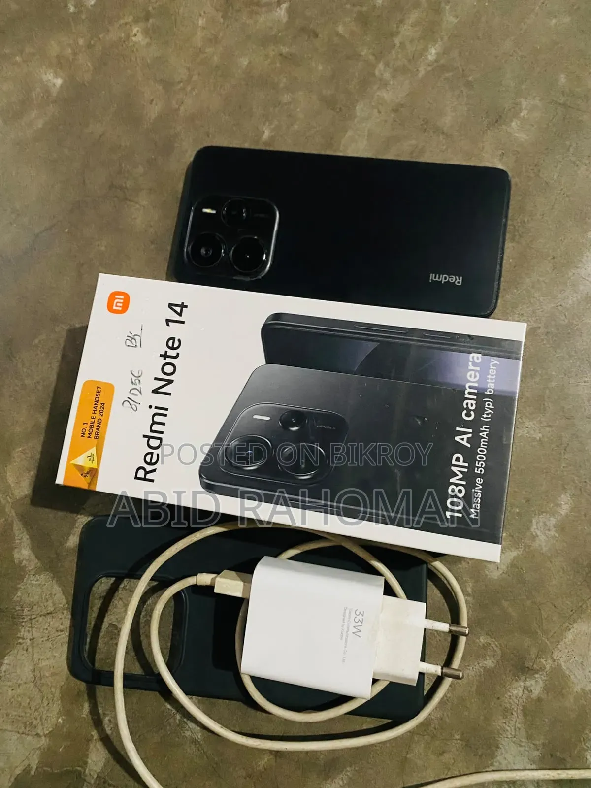 Xiaomi Redmi Note 14 4G 256 GB Black