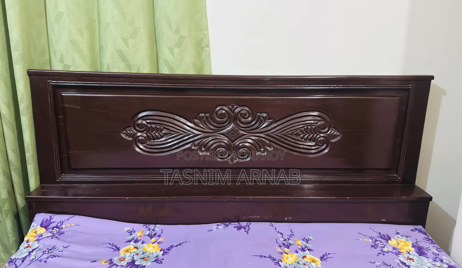 Teak Wood Bed (5.2 feet 7 feet) / Bed / Khat
