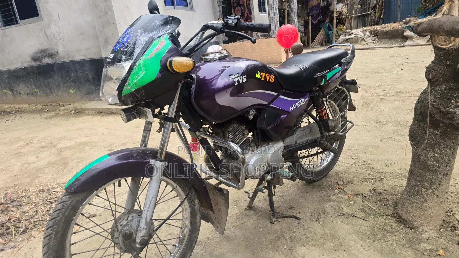 TVS King Deluxe Plus iTouch Start 2008 Purple