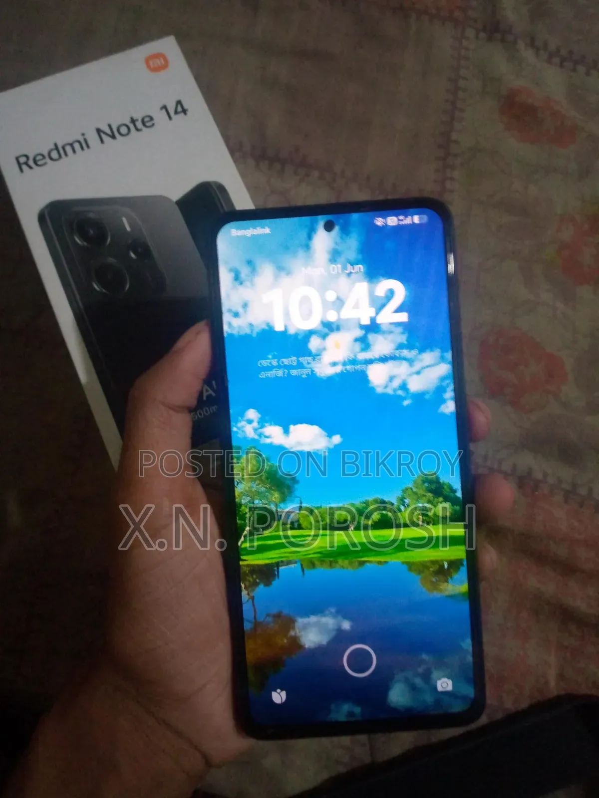 New Xiaomi Redmi Note 14 4G 256 GB Gray