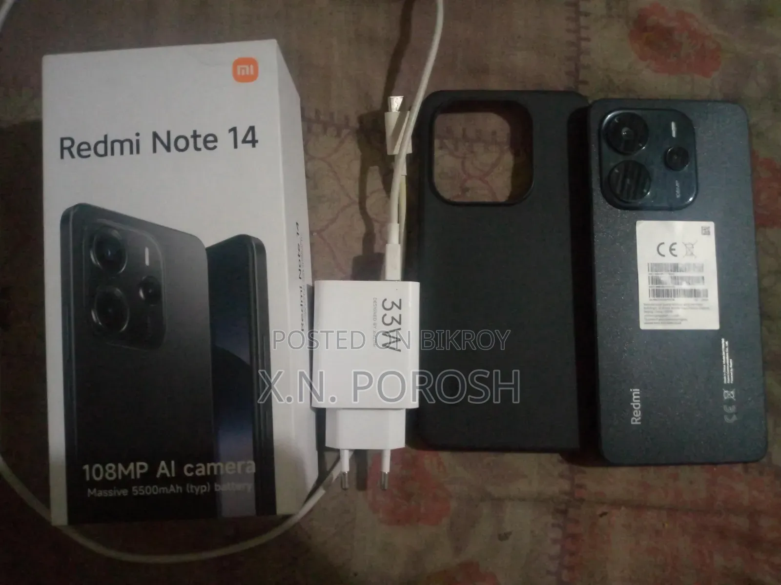 New Xiaomi Redmi Note 14 4G 256 GB Gray